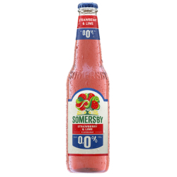 Somersby 0,0% Strawberry & Lime (Eper & Lime)  0,33L