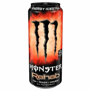 Monster Energy Rehab Iced Tea Szénsavmentes Hipotóniás Energiaital Cukorral, Édesítőszerekkel 0,5L