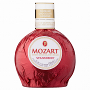 Mozart Eper Ízű Fehércsokoládé Krémlikőr 15% 0,5L