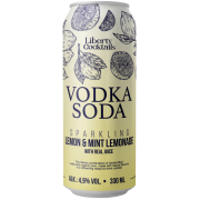 Liberty Vodka Soda With Lemon And Mint 0,33L 4,9%