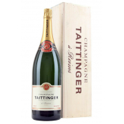 Champagne Taittinger Brut Réserve Salmanazar Fa Díszdobozban 9,0L