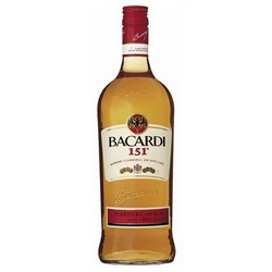 Bacardi 151 Rum 1 liter 75,5%