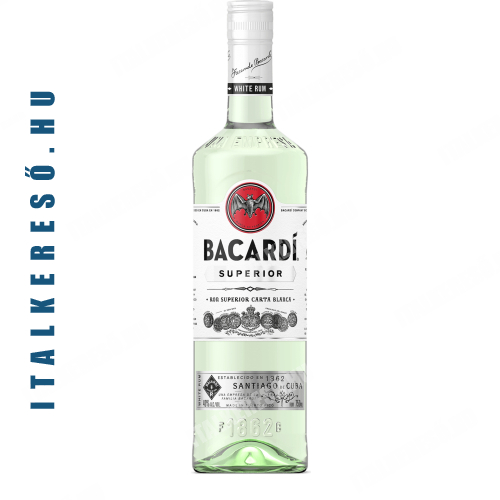 Bacardi Carta Blanca Superior Rum 0,7L 37,5% fehér rum - vásárlás  Italkereső.hu