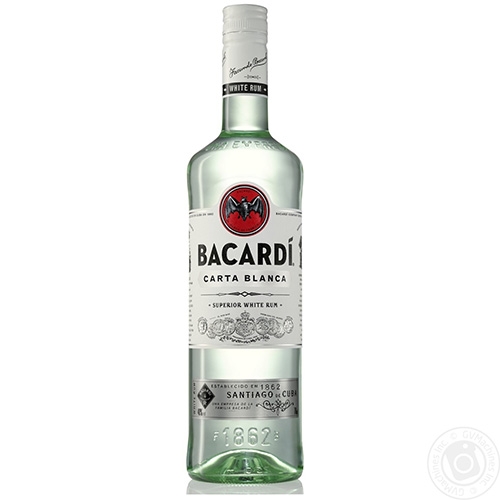 Bacardi Carta Blanca Superior Rum 1L 37,5% fehér rum - vásárlás  Italkereső.hu