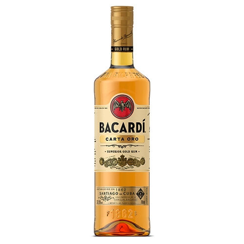 Bacardi Carta Oro Gold Rum 0,7L 40% arany rum - vásárlás Italkereső.hu