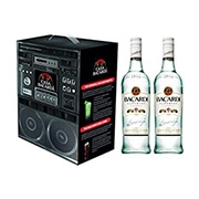Bacardi Superior Rum 2x1,0L BoomBox csomag