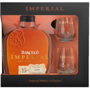 Barceló Imperial Rum 2 Pohárral Díszdobozban 0,7L 38%