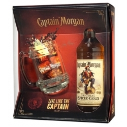 Captain Morgan Spiced Gold 0,7l 35% + Korsó