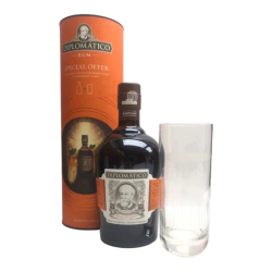 Diplomatico Mantuano Ajándékcsomag Highball Pohárral 0,7L / 40%)