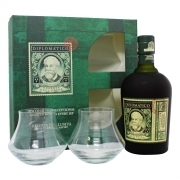 Diplomatico Reserva Exclusiva 12 Years 0,7L 40% + 2 Pohár