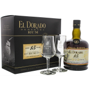 El Dorado 15 Years 43% Pdd. + 2 Pohár (0L)