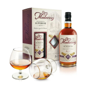 Malecon 15 Éves Rum 0,7 Pdd + 2 Pohár 40%