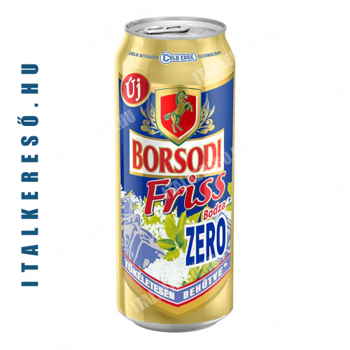 Borsodi - Friss Bodza-Citrom Zero 0,5L Dobozos Karton - vásárlás  Italkereső.hu