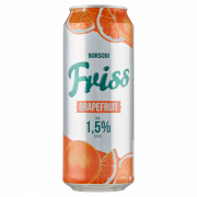 Borsodi Friss Grapefruitos Ital És Világos Sör Keveréke Cukorral És Édesítőszerekkel 1,5% 0,5 L