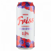 Borsodi Friss Málna És Áfonya Ízesítésű Ital És Alkoholmentes Sör Keveréke 0,5L