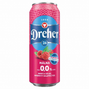 Dreher 24 Alkoholmentes Világos Sör És Málna Ízű Ital Keveréke Cukorral És Édesítőszerrel 0,5L