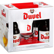 Duvel 4*0,33L + Pohár 8.5%