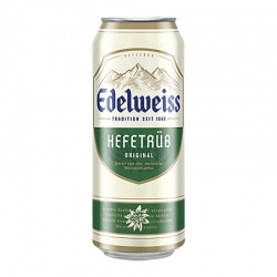 Edelweiss Hefetrüb Szűretlen Világos Búzasör 0,5L Dobozos