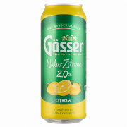 Gösser Natur Zitrone Citromos Sörital 2% 0,5L Doboz