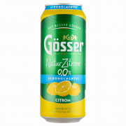 Gösser Natur Zitrone Citromos Alkoholmentes Sörital 0% 0,5L Doboz