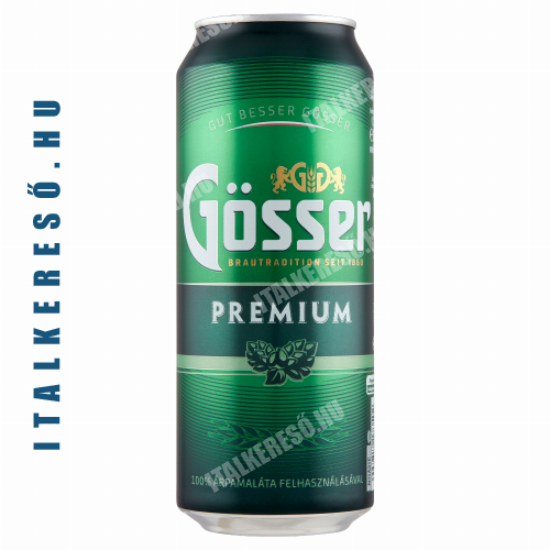 Gösser - Premium Minőségi Világos Sör 5% 0,5L Doboz - vásárlás Italkereső.hu