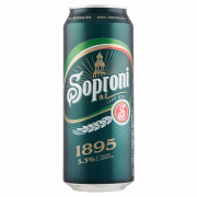 Soproni 1895 Minőségi Világos Sör 5,3% 0,5 L Doboz
