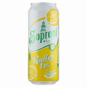 Soproni Radler Citromos Sörital 1,4% 0,5 L Doboz