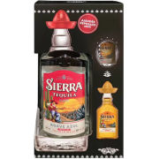 Sierra Silver Tequila 0,7L 38%, Díszdoboz + Mini Reposado 0,04L
