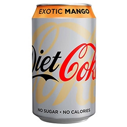 Coca Cola Diet Mango 0,33L karton