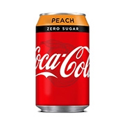 Coca Cola Peach Zero 0,33L