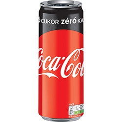 Coca Cola Zero 0,25L 24db/karton dobozos