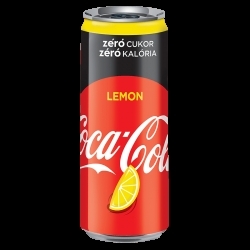 Coca-cola Zero Lemon 0.25l Dobozos