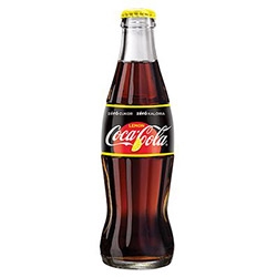 Coca-Cola Zero Lemon 0,25L üveges