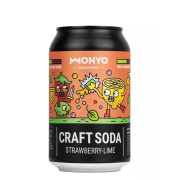 Monyo Craft Soda Strawberry-Lime 0,33L Drs