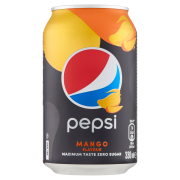 Pepsi Colaízű Energiamentes Szénsavas Üdítőital Édesítőszerekkel Mangó Ízesítéssel 330 Ml