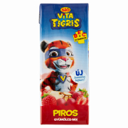 Sió Vitatigris Piros Gyümölcs-Mix Piros Vegyes Gyümölcsital 0,2L