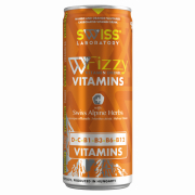 Swiss Laboratory Fizzy Vitamin Drink Mangó-Narancs Ízű Ital Svájci Fűszernövény Kivonatokkal 250 Ml