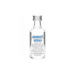 Absolut Vodka 0,05 liter 40%