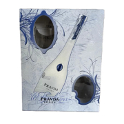 Pravda Gift Set Vodka 0,7L 40% + 2 Square Lowball Pohár Dd