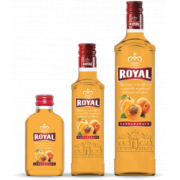 Royal Vodka Kajszibarack Ízesítésű Vodka 0,1L 28%