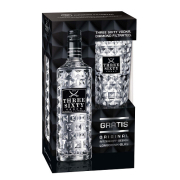 Three Sixty Vodka 0,7 Pdd + Pohár 37,5%