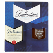 Ballantine's Finest Skót Whisky + 1 Db Pohár Díszdobozban 40% 0,7L
