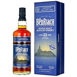 BenRiach 22 éves Moscatel Finish whisky 