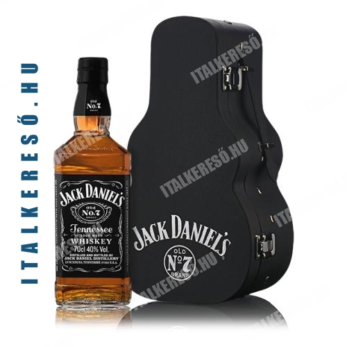 Jack Daniel's Gitár díszdobozban whisky 0,7L - vásárlás Italkereső.hu