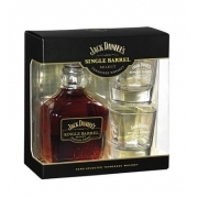 Jack Daniels Single Barrel Select 0,7 Díszdobozban Poharakkal