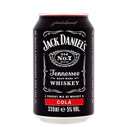Jack Daniel's whisky & Cola 0,33