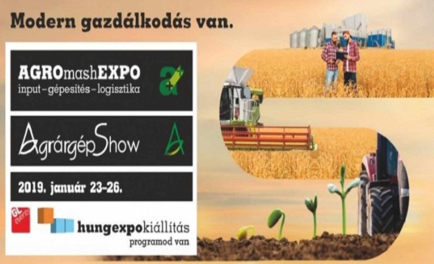 Újra itt az AGROmashEXPO és AgrárgépShow