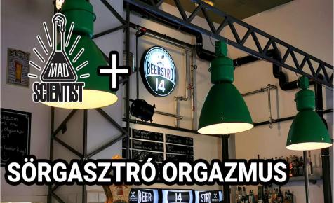 Sörgasztró orgazmus a Mad Scientist és a Beerstro előadásában